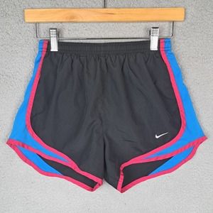Nike Women's XS Tempo Dri-FIT Lined Running Shorts 3" Black Blue Red